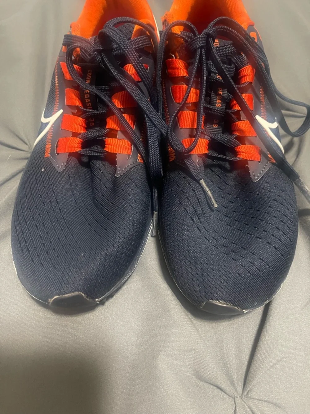 Chicago Bears Nike Running Shoes in Navy & Orange